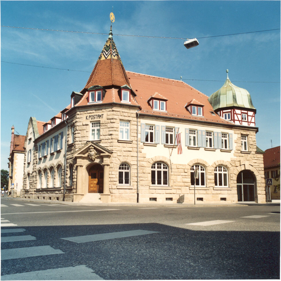 Die "Alte Post": heute Stadtbibliothek